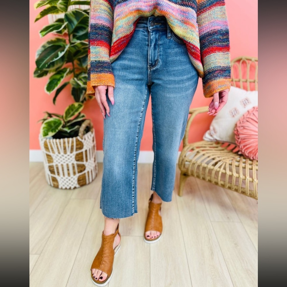 Judy Blue-plus -trendsetter -wide leg jeans